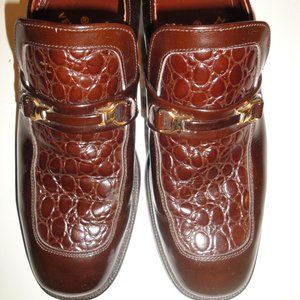 MASON VINTAGE BROWN PATENT LEATHER LOAFER